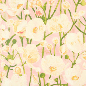 Tivoli Seashell Pink T45015 by Thibaut Designer Wallpaper