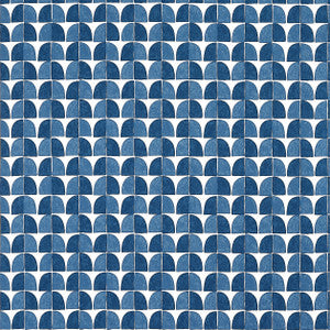 Solsbury Navy T45023 by Thibaut Designer Wallpaper