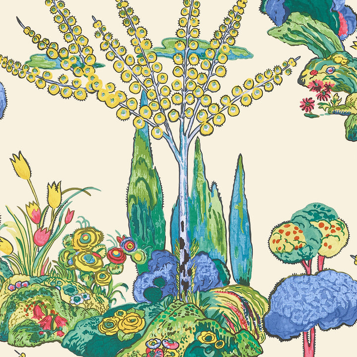 Orleans Yellow and Red T45029 by Thibaut Wallpaper Thibaut Wallpaper Orleans Yellow and Red T45029Wallpaper WANDERLUST Non Woven Wallpaper U.S.A </p><p>Repeat: H: , V: 30   (76.20  cm) 27  in  (68.58  cm) - Fabric Carolina -