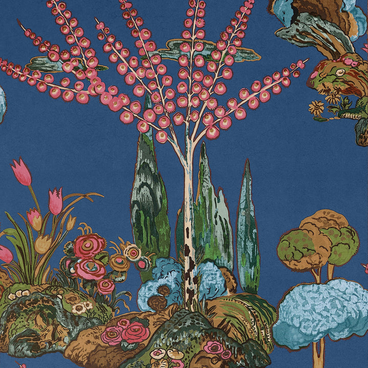 Orleans Navy T45031 by Thibaut Wallpaper Thibaut Wallpaper Orleans Navy T45031Wallpaper WANDERLUST Non Woven Wallpaper U.S.A </p><p>Repeat: H: , V: 30 Â  (76.20 Â cm) 27 Â in Â (68.58 Â cm) - Fabric Carolina -