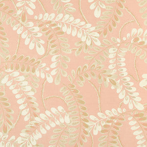 Augusta Apricot T45041 by Thibaut Designer Wallpaper