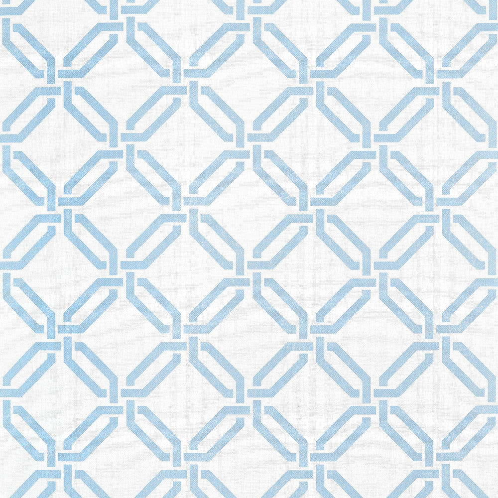 Miramar Way Light Blue T45053 by Thibaut Wallpaper Thibaut Wallpaper Miramar Way Light Blue T45053Wallpaper WANDERLUST Paperweave U.S.A </p><p>Repeat: H: , V: 9   (22.86  cm) 36  in  (91.44  cm) - Fabric Carolina -