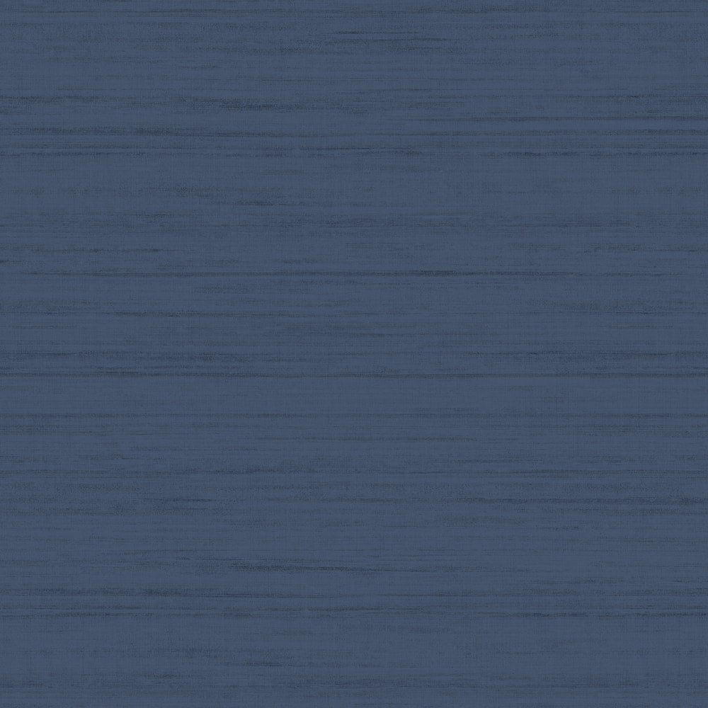 CHAUMONT SILK Navy T4535 by Thibaut Designer Wallpaper