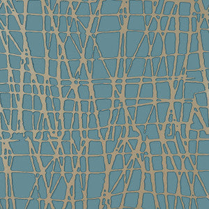 Mori Metallic Pewter on Mineral T455 by Thibaut Designer Wallpaper