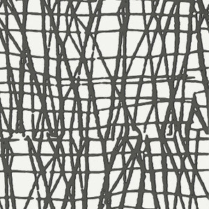 Mori Black T456 by Thibaut Designer Wallpaper