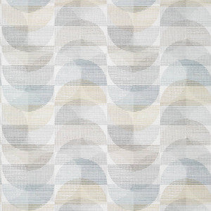 Half Moon Neutral T457 by Thibaut Designer Wallpaper
