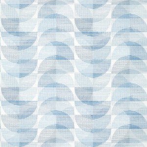Half Moon Blue T459 by Thibaut Designer Wallpaper