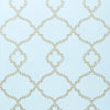 GIBRALTAR Light Blue T4954 by Thibaut Designer Wallpaper