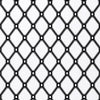 INGRID Black on White T4976 by Thibaut Designer Wallpaper