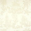 TEA HOUSE DAMASK Pearl T5340 by Thibaut Designer Wallpaper