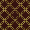 LINKS Brown T6069 by Thibaut Designer Wallpaper