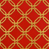 LINKS Red T6070 by Thibaut Designer Wallpaper