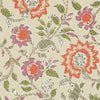 SEVITA Fuchsia and Coral T64113 by Thibaut Designer Wallpaper