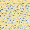 SOMETHING FISHY Yellow T6718 by Thibaut Designer Wallpaper