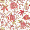 FANFARE White T6747 by Thibaut Designer Wallpaper