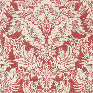 Chardonnet Damask Red T72584 by Thibaut Designer Wallpaper
