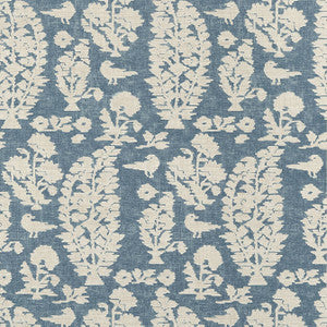 Allaire Slate Blue T72594 by Thibaut Designer Wallpaper