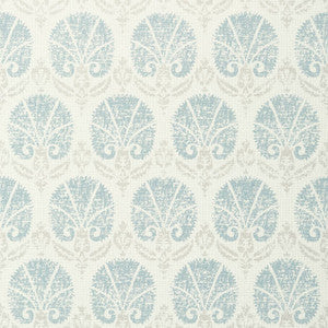 Turkish Damask Aqua T72612 by Thibaut Designer Wallpaper