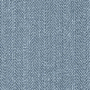 Roscoe Herringbone Slate Blue T72626 by Thibaut Designer Wallpaper