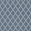 Pompton Trellis Navy T72634 by Thibaut Designer Wallpaper