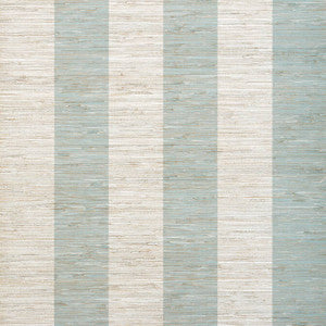 Crossroad Stripe Aqua T72803 by Thibaut Designer Wallpaper