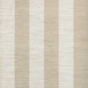 Crossroad Stripe Beige T72804 by Thibaut Designer Wallpaper