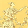 BILTMORE Brown on Yellow T7314 by Thibaut Designer Wallpaper