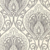 RIO Black and White T732 by Thibaut Designer Wallpaper