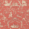 PAYSANNERIE TOILE Raspberry T7367 by Thibaut Designer Wallpaper
