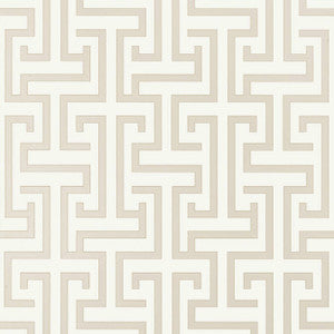 Ming Trail Beige T75492 by Thibaut Designer Wallpaper