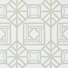 Shoji Panel Aqua T75519 by Thibaut Designer Wallpaper