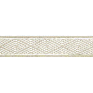 Labyrinthe Tape Ivory by Brunschwig & Fils Designer Trim