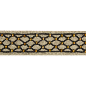 Le Boise Tape Black by Brunschwig & Fils Designer Trim
