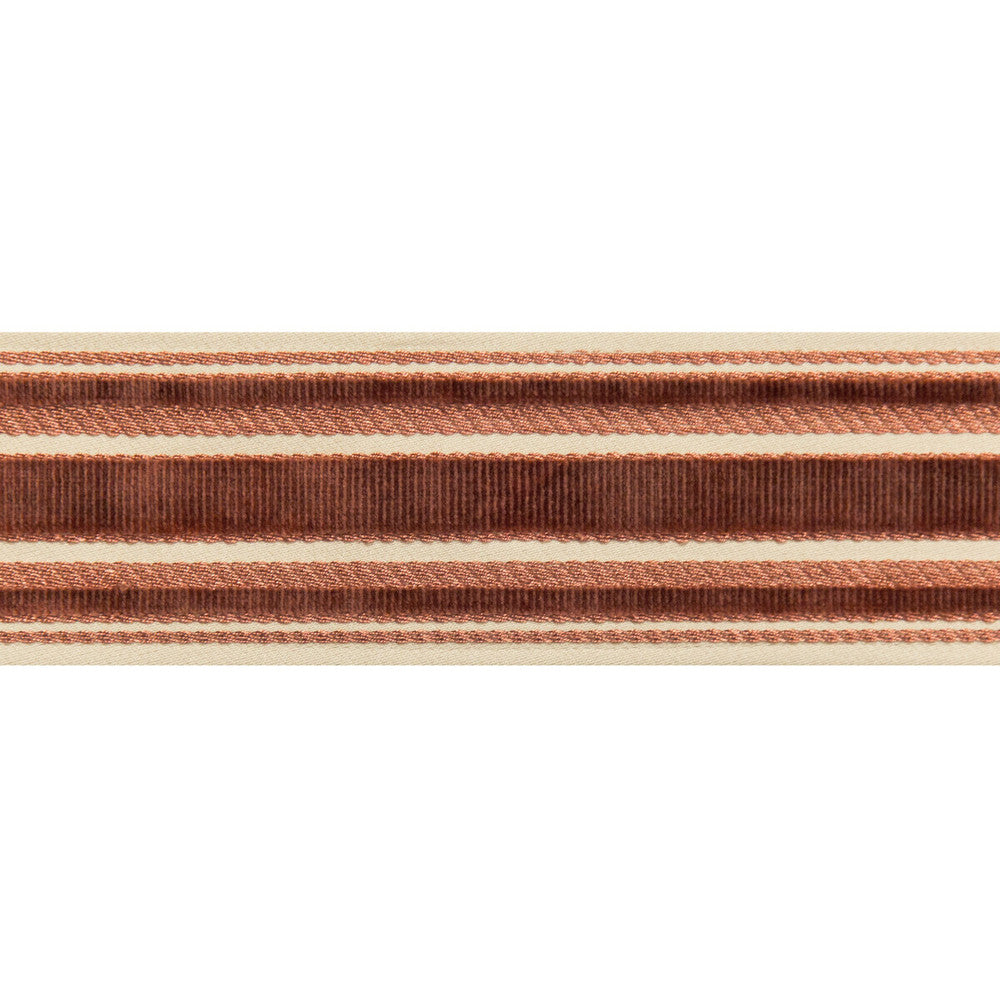 Canton Tape Spice by Brunschwig & Fils Trim Brunschwig & Fils Trim Canton Tape SpiceTrim TREILLIS PASSEMENTERIE COTTON - 56%;VISCOSE - 44% India </p><p>Repeat: H: 2.4, V: 0 2.4 - Fabric Carolina -