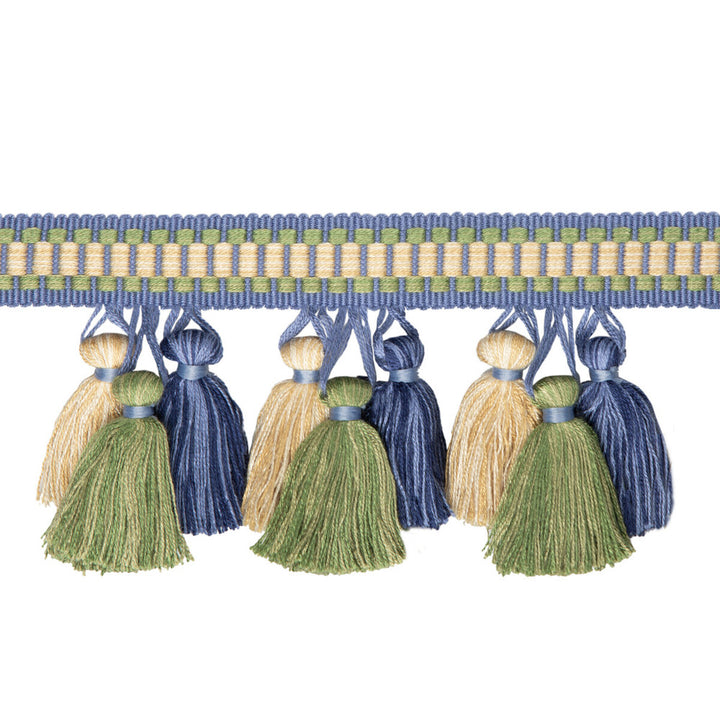 Andre Tassel Fringe Sky by Brunschwig & Fils Trim Brunschwig & Fils Trim Andre Tassel Fringe SkyTrim PASSEMENTERIE VOLUME I VISCOSE - 98%;POLYESTER - 2% China </p><p>Repeat: H: 1.77, V: 0 2.83 - Fabric Carolina -