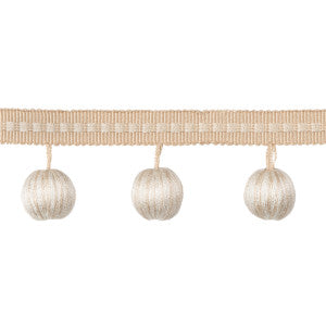 Claude Ball Fringe Beige by Brunschwig & Fils Designer Trim