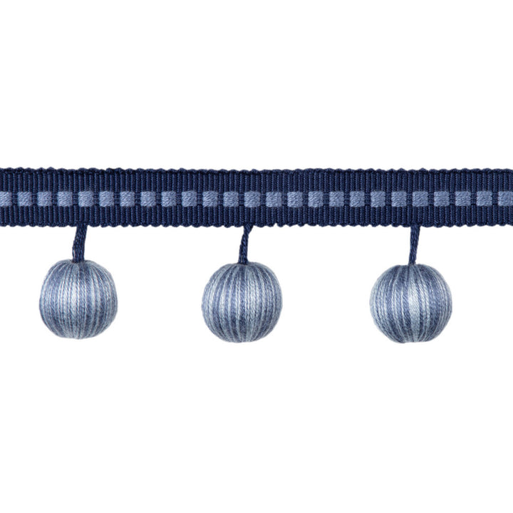 Claude Ball Fringe Blue by Brunschwig & Fils Trim Brunschwig & Fils Trim Claude Ball Fringe BlueTrim PASSEMENTERIE VOLUME I VISCOSE - 100% China </p><p>Repeat: H: 1.77, V: 0 1.77 - Fabric Carolina -