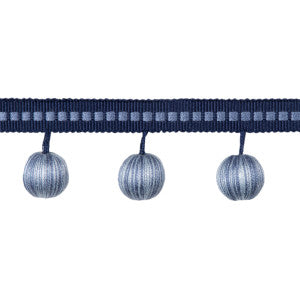 Claude Ball Fringe Blue by Brunschwig & Fils Designer Trim