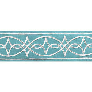 Anaelle Tape Aqua T8022104.13.0 By Brunschwig & Fils Designer Trim