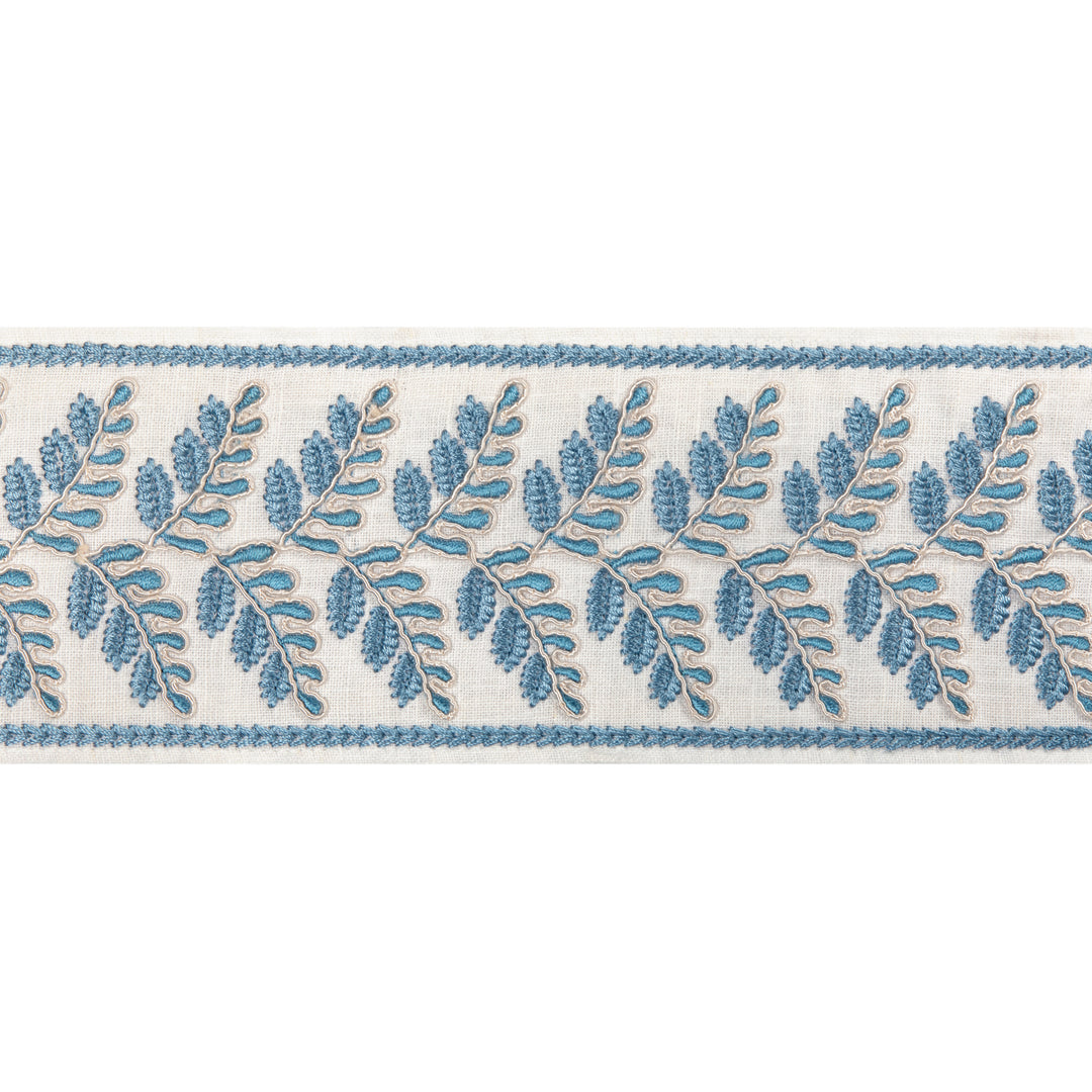 Fougere Border - Blue T8024100.5.0 by Brunschwig & Fils Designer Trim