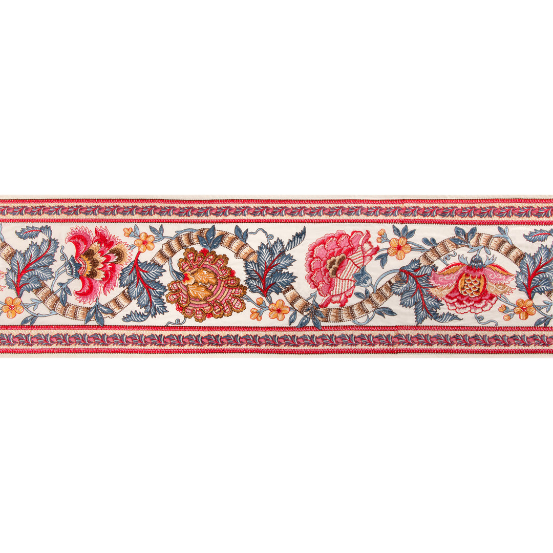 Lauris Border - Red/Blue T8024102.19.0 by Brunschwig & Fils Designer Trim