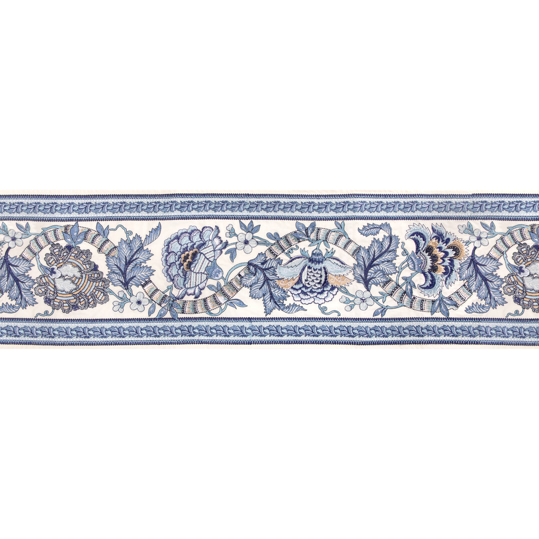 Lauris Border - Blue/Sky T8024102.55.0 by Brunschwig & Fils Designer Trim