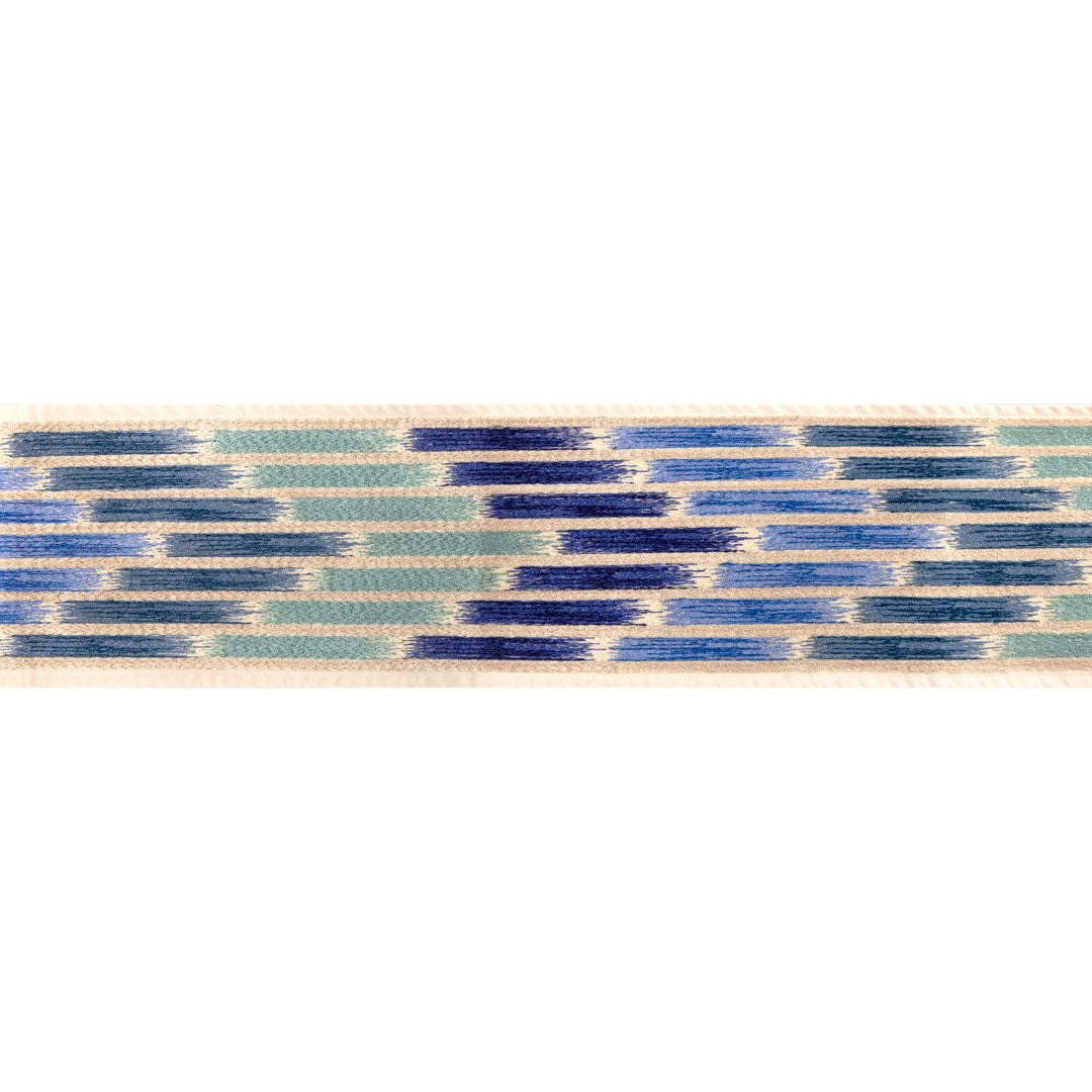 Cascade Border - Blue/Sky T8024103.155.0 by Brunschwig & Fils Designer Trim