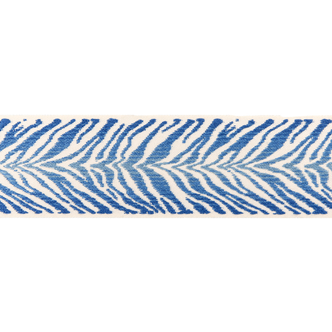 Tigre Tape - Sapphire T8024104.5.0 by Brunschwig & Fils Designer Trim