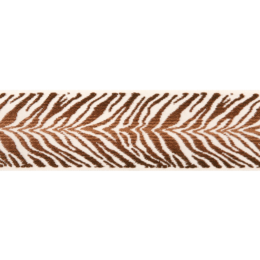 Tigre Tape - Coffee T8024104.6.0 by Brunschwig & Fils Designer Trim