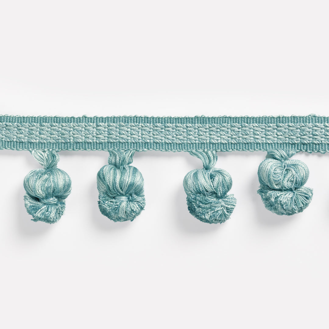 Montcel Pom Fringe - Aqua T8025105.13.0 by Brunschwig & Fils Designer Trim