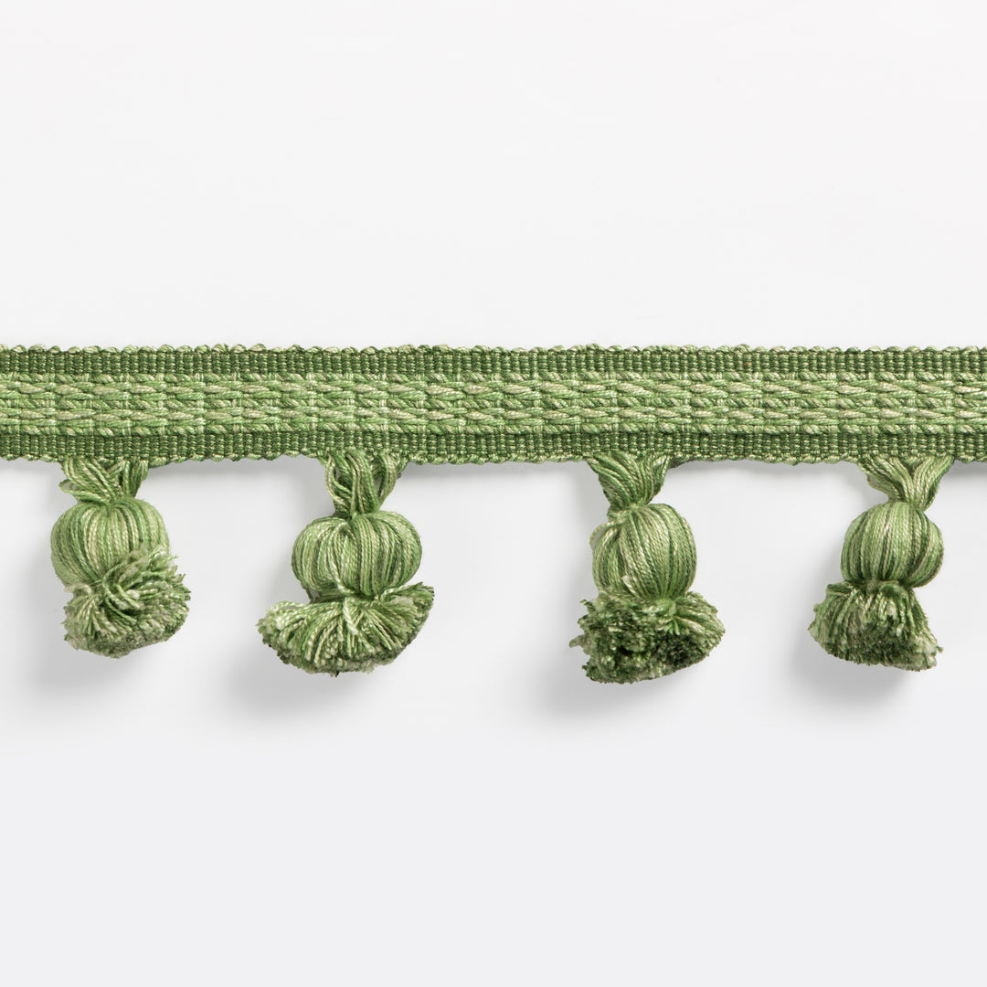 Montcel Pom Fringe - Green T8025105.3.0 by Brunschwig & Fils Designer Trim