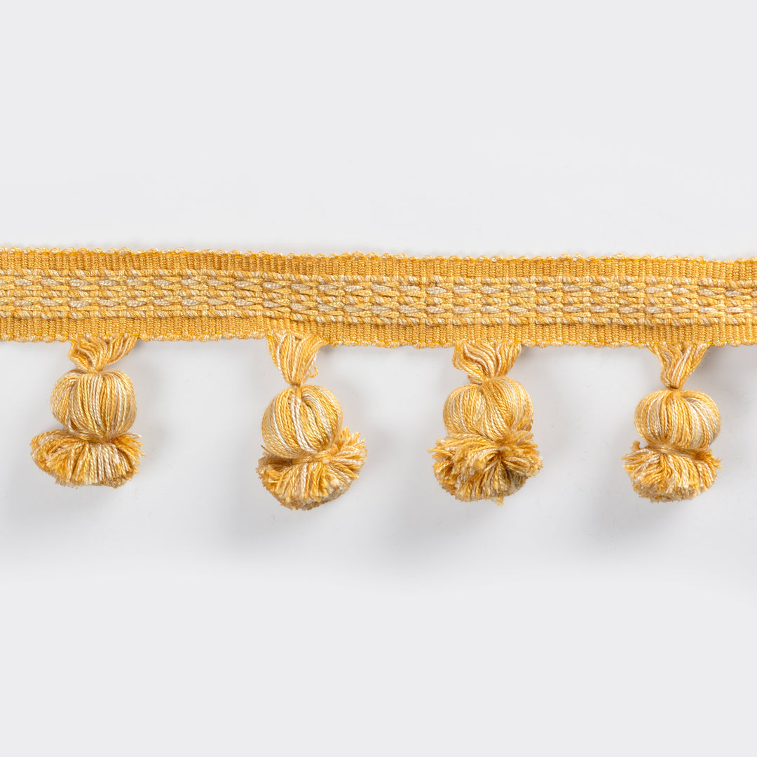 Montcel Pom Fringe - Gold T8025105.4.0 by Brunschwig & Fils Designer Trim