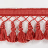 Montcel Tassel Fringe - Red T8025106.19.0 by Brunschwig & Fils Designer Trim