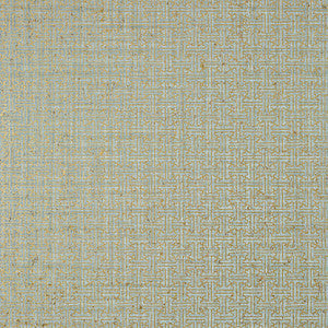 Taza Cork Metallic Gold on Aqua T83001 by Thibaut Designer Wallpaper